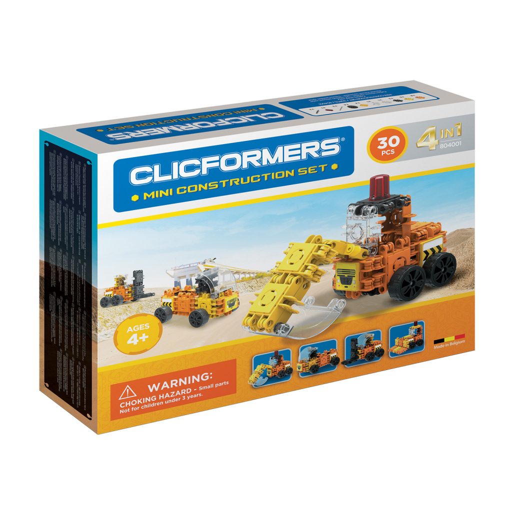 Clicformers Mini Byggingarvinnusett 30 bitar