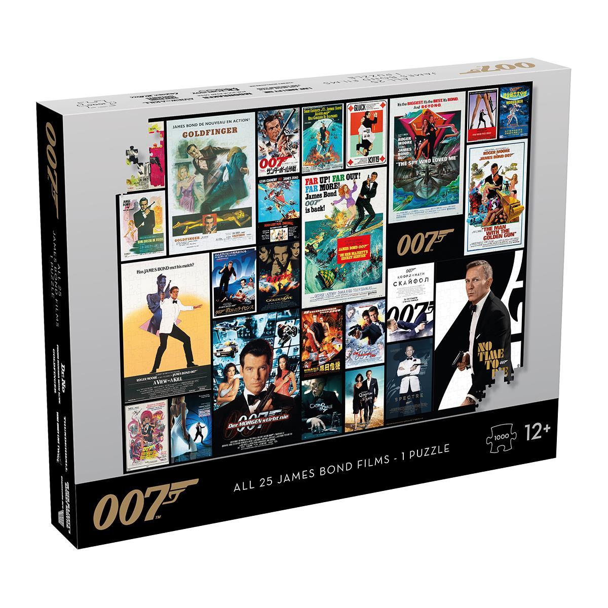 James Bond Movie Poster 1000 bitar