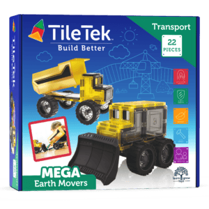 Segulkubbar Mega Movers 22 stk